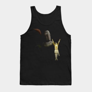 Praise the Sun,  80s Glamour Shot of Knight Solaire of Astora Tank Top